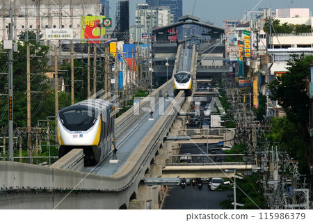 交通 泰國曼谷 MRT 黃線 115986379