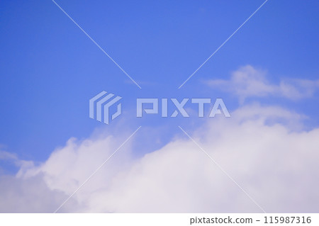 藍天白雲(背景素材) 藍天白雲(背景素材) 115987316