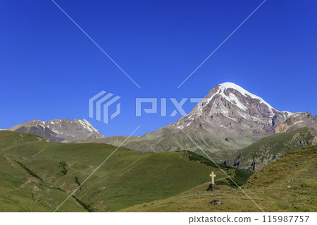 Kazbek Mountain 115987757