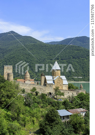 Ananuri Church Fortress 115987766