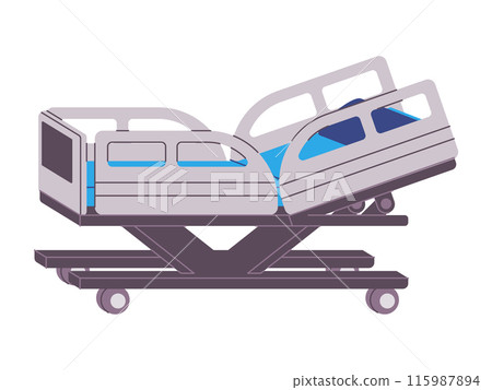 hospital bed clinic for recovery patient sickness treatment health care medical hospital bed clinic for recovery patient sickness treatment health care medical 115987894