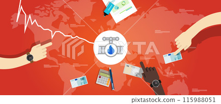 Natural gas LPG LNG energy price goes down drop decrease cheap in global commodity market trade export transaction Natural gas LPG LNG energy price goes down drop decrease cheap in global commodity market trade export transaction 115988051