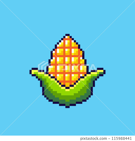 Pixel art corn game asset design Pixel art corn game asset design 115988441