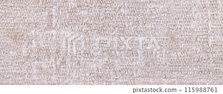 Texture fluffy woolen beige textile background from soft fleecy material, macro. Cream fabric with pattern Texture fluffy woolen beige textile background from soft fleecy material, macro. Cream fabric with pattern 115988761