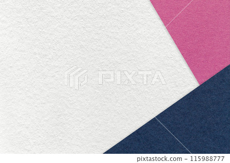 Texture of craft white color paper background with purple and navy blue border. Vintage abstract cardboard Texture of craft white color paper background with purple and navy blue border. Vintage abstract cardboard 115988777