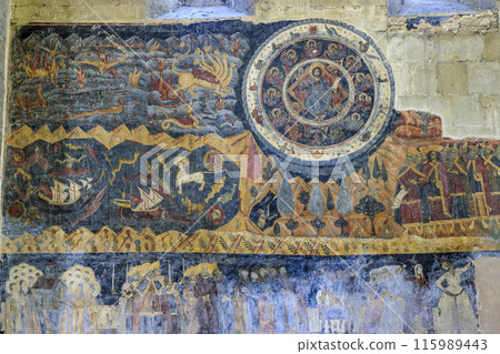 Frescoes in Svetitskhoveli Cathedral Frescoes in Svetitskhoveli Cathedral 115989443