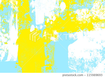 Vibrant light blue and yellow abstract background 115989693