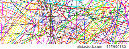 Colorful chalk vector lines. Colorful chalk vector lines. 115990180