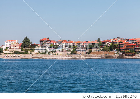 Nessebar seaside view. Landscape photo taken on a sunny summer day 115990276