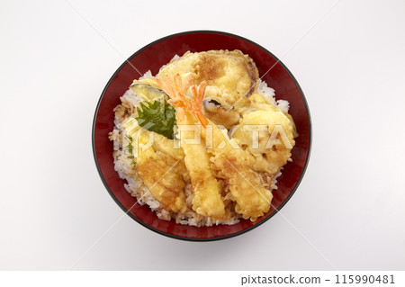 蝦天婦羅碗的圖片 115990481