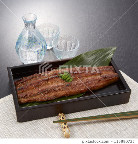 Summer stamina: Eel with cold sake 115990725