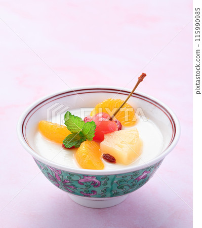 Fruits Annin tofu 115990985