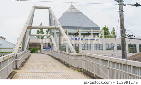 千葉縣、京成電鐵 | 京成千原線、學園前站(西側)及行人天橋 千葉縣、京成電鐵 | 京成千原線、學園前站(西側)及行人天橋 115991179