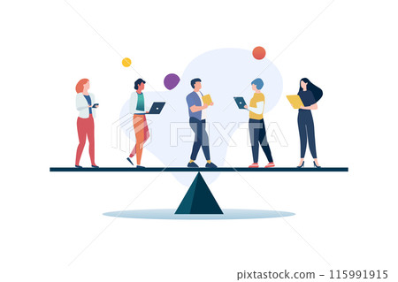 Social issue equality of people concept 115991915