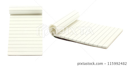 Set of Open Notepads, isolated on transparent background Set of Open Notepads, isolated on transparent background 115992482