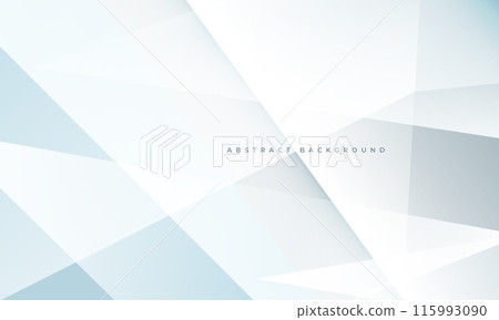 White and grey 3d modern abstract background with polygonal texture. Soft gray and light blue wide abstract banner. White and grey 3d modern abstract background with polygonal texture. Soft gray and light blue wide abstract banner. 115993090