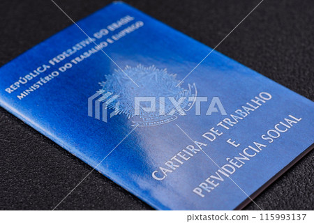 Physical paper international passport of a Brazilian citizen Physical paper international passport of a Brazilian citizen 115993137