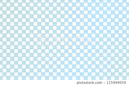Checkered background in blue watercolor style 115994059