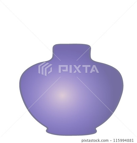 Flower vase illustration 115994881