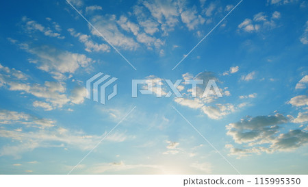 Formation cloud sky scape. Various layers of clouds move in different directions at altitude. Time lapse. Formation cloud sky scape. Various layers of clouds move in different directions at altitude. Time lapse. 115995350