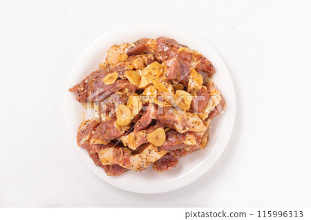 [Canadian] Seasoned pork shoulder loin for yakiniku (garlic pepper steak) 115996313