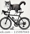 騎公路車的貓 115997043