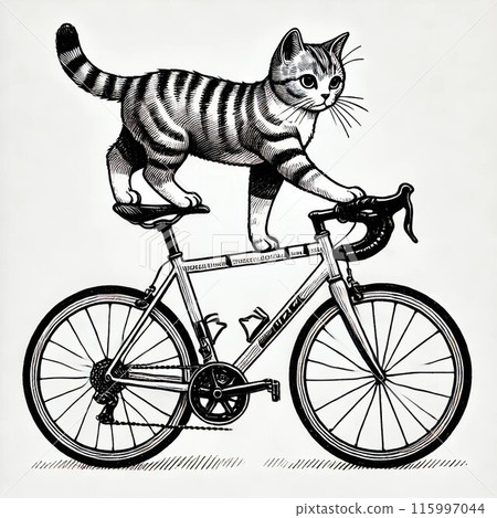 騎公路車的貓 騎公路車的貓 115997044