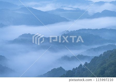 《千葉縣》雲海/九十九谷展望公園 115997210