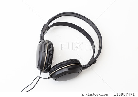 Headphones on a white background 115997471