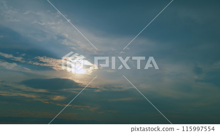 Sky after the storm. Majestic amazing blue sky with clouds. Nature clouds moving. Timelapse. Sky after the storm. Majestic amazing blue sky with clouds. Nature clouds moving. Timelapse. 115997554