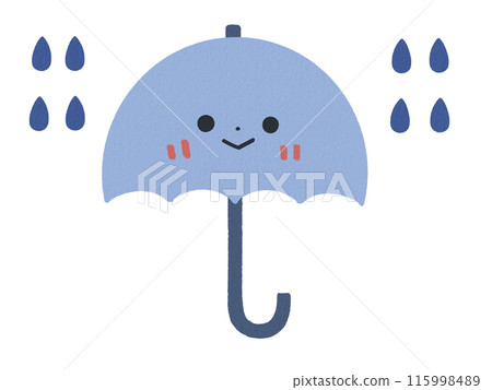 雨傘和雨圖標 115998489