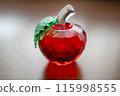 玻璃蘋果物體 115998555
