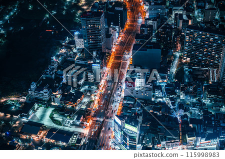 從 Harukas 300 展望台欣賞大阪夜景 115998983