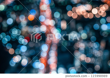 大阪夜景模糊 115998989