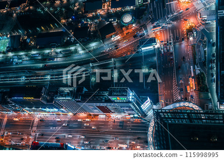 從 Harukas 300 展望台欣賞大阪夜景 115998995