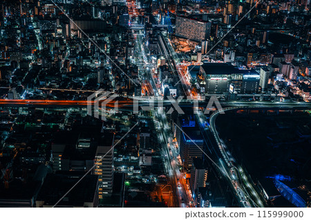 從 Harukas 300 展望台欣賞大阪夜景 115999000