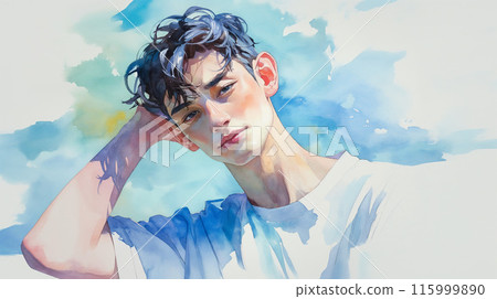 美麗的臉的男人 115999890