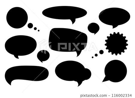 Speech bubbles set_05 Speech bubbles set_05 116002334
