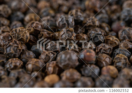 Black pepper close-up 116002552