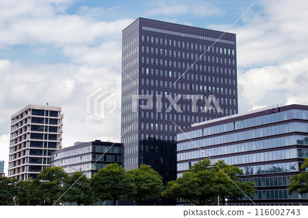Facades of modern buildings in the city of Hamburg Germany. Facades of modern buildings in the city of Hamburg Germany. 116002743