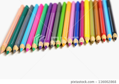 Colored pencils for drawing various colors for children. Colored pencils for drawing various colors for children. 116002868