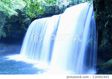 Landscape with a waterfall Landscape with a waterfall 116002891