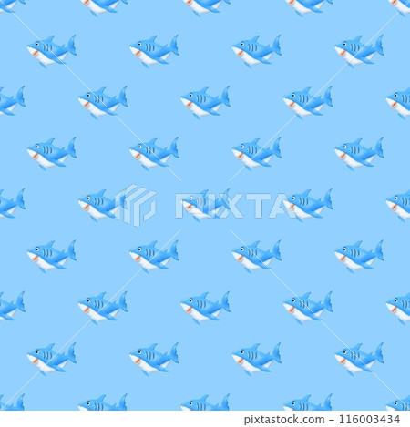 seamless pattern with whale shark seamless pattern with whale shark 116003434