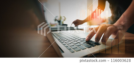 Investor or analyst working in the office Investor or analyst working in the office 116003628