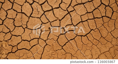 Texture background of the dried earth with clay and sand, close-up. Generative AI Texture background of the dried earth with clay and sand, close-up. Generative AI 116003867