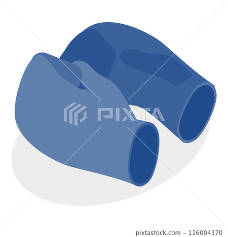3D Isometric Flat Set of Boxing Equipment Items. Item 5 3D Isometric Flat Set of Boxing Equipment Items. Item 5 116004370