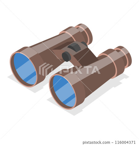3D Isometric Flat Set of Camping Equipments. Item 2 3D Isometric Flat Set of Camping Equipments. Item 2 116004371