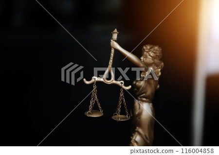 Judge gavel with Justice lawyers having team meeting at law firm background. Concepts of Law and Legal services. Judge gavel with Justice lawyers having team meeting at law firm background. Concepts of Law and Legal services. 116004858