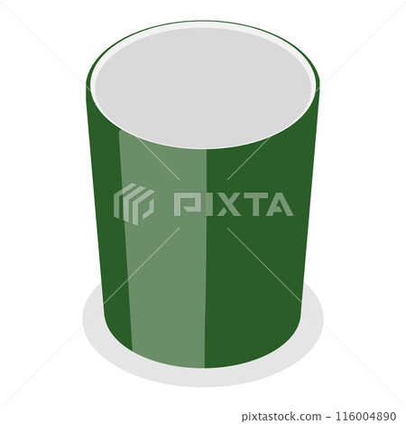 3D Isometric Flat  Set of Plants In Pots. Item 2 116004890