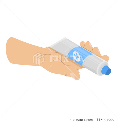 3D Isometric Flat  Illustration of First Aid For Trauma. Item 11 116004909